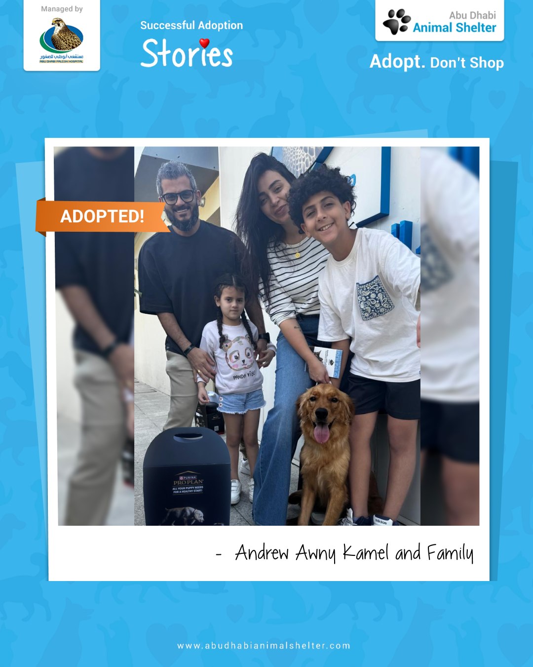 قصص سعيدة لتبني الحيوانات الأليفة لدينا