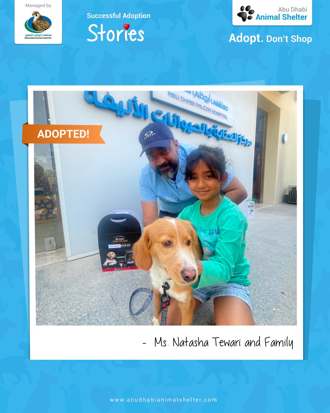 قصص سعيدة لتبني الحيوانات الأليفة لدينا