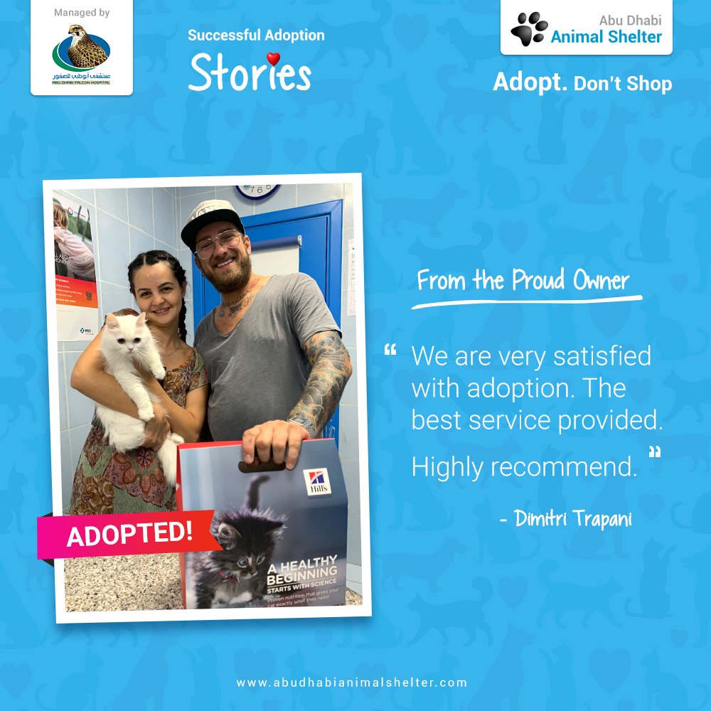 قصص سعيدة لتبني الحيوانات الأليفة لدينا